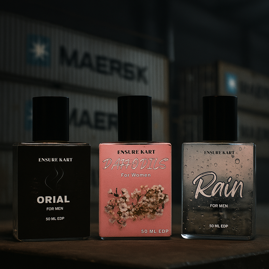 A perfume trio that speaks your style — Orial, Rain & Daffodils. Pack Of Combo.